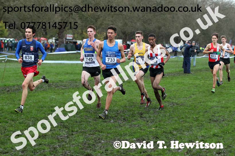 Mens under-20s, British Athletics Liverpool Cross Challenge, Sefton Park, Liverpool. Photo: David T. Hewitson/Sports for All Pics